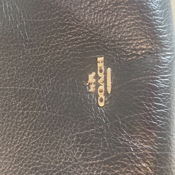 Authentic Coach satchel, black and gold twist-Lock and top handle bag - Picture 9 of 16